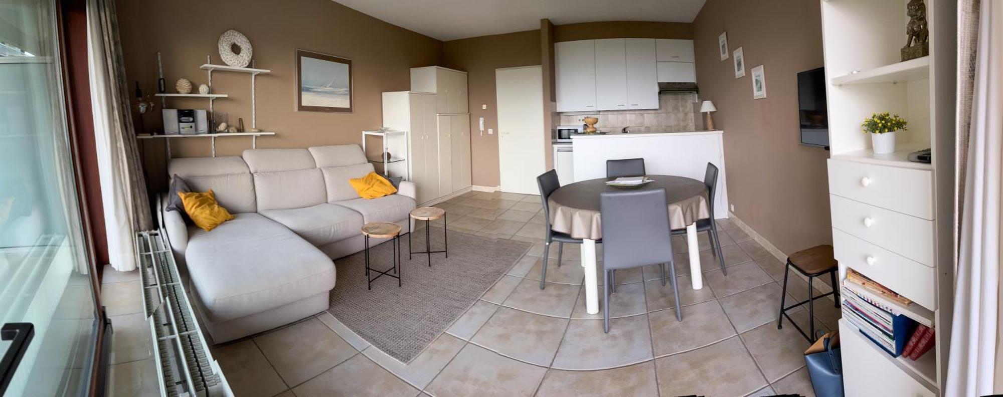 Superbe Studio Avec Une Magnifique Vue Sur La Mer. La Panne Extérieur photo